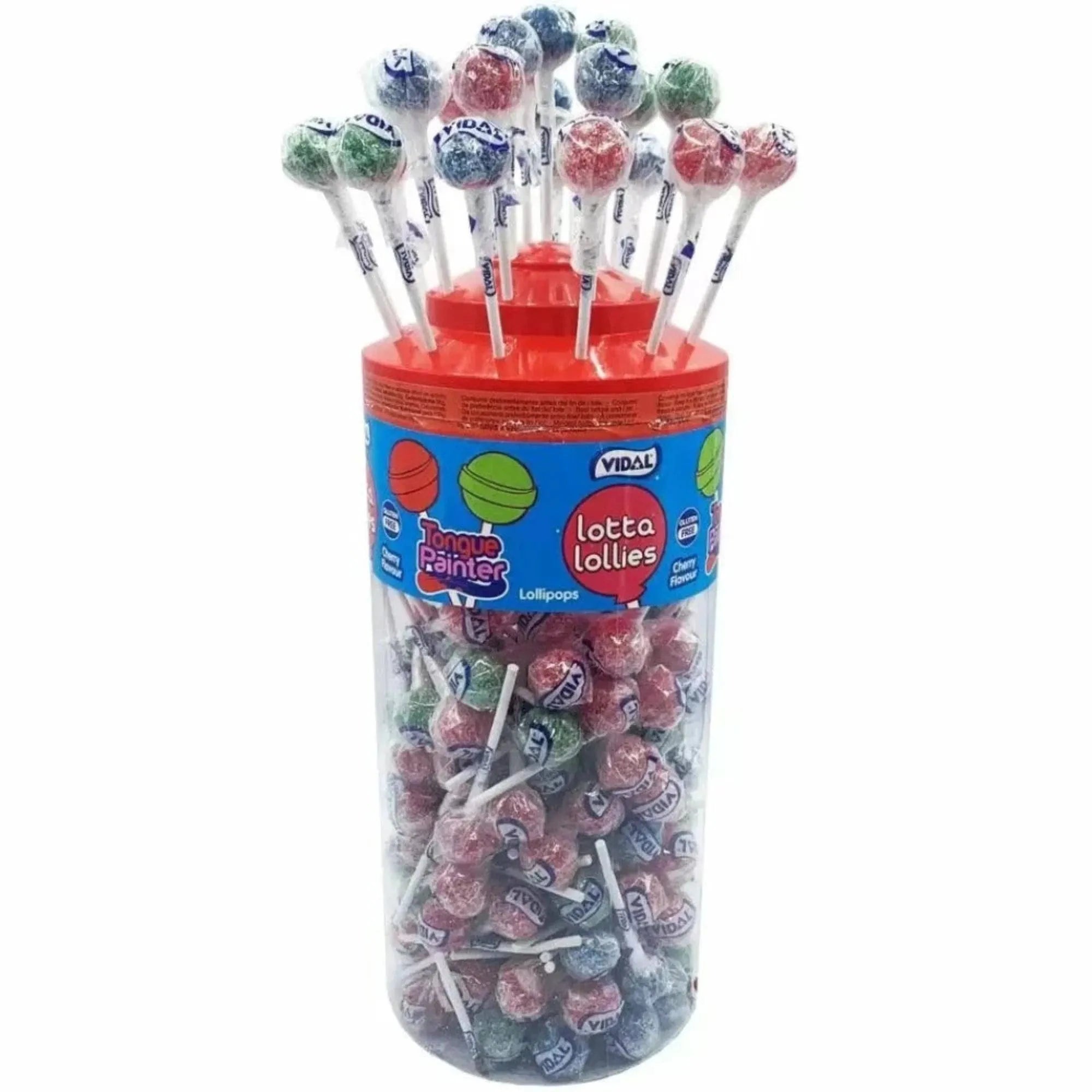 Vidal | Lotta Lollies Tongue Painter Small Lollies Tub | Vidal | The Sweetie Shoppie