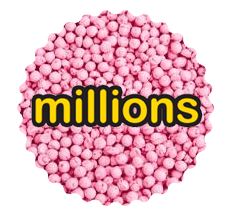 Millions | Millions | Strawberry Flavour | The Sweetie Shoppie
