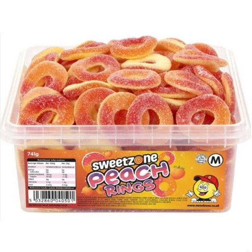 Sweetzone | Peach Rings Sweet Tub, Sweetzone | The Sweetie Shoppie