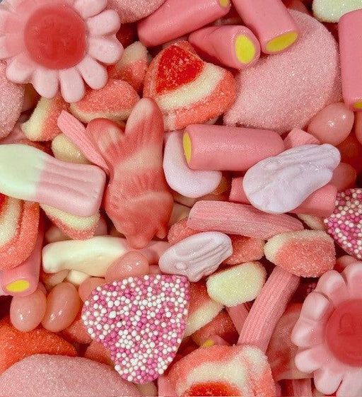 The Sweetie Shoppie | Perfectly Pink Sweet Mix - Jelly & Fizzy Sweets 🍬🎀 | Ideal for Baby Showers & Gifts | The Sweetie Shoppie
