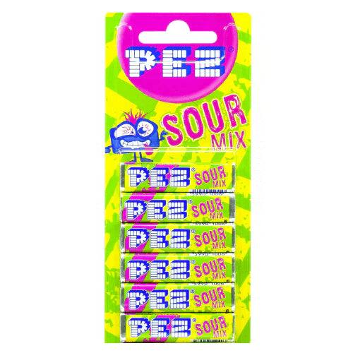 Pez | Pez | Sour Mix 51g Refills | 6 Pack | The Sweetie Shoppie