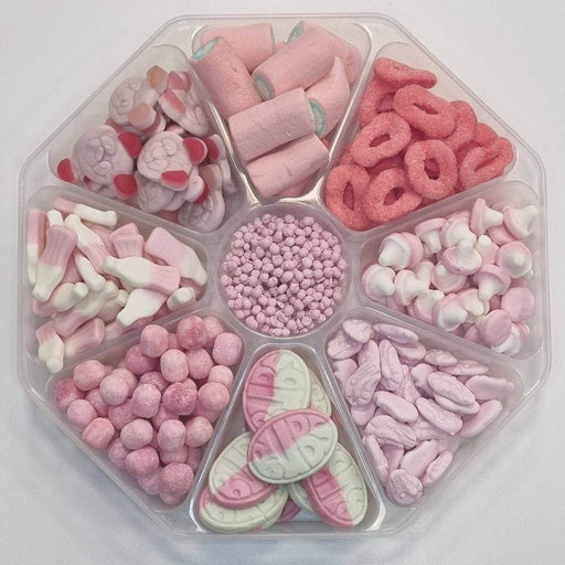The Sweetie Shoppie | Pink Sweet Platter | Pink Themed Sweets | Gender Reveal | Kids Birthday Party Sweets | The Sweetie Shoppie