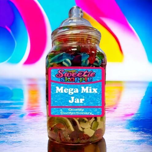 The Sweetie Shoppie | Pre Mixed 3.25L Mega Mix Gift Jar | The Sweetie Shoppie