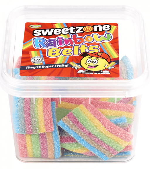 Sweetzone | Rainbow Belts 170g | Mini Sweet Tub | Sweetzone | The Sweetie Shoppie