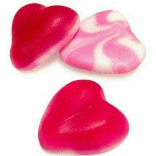 Vidal | Red & White Jelly Twist Hearts | 100g | The Sweetie Shoppie