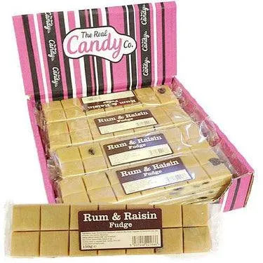 The Real Candy Co | Rum Flavour & Raisin Fudge Bar | The Real Candy Co. | The Sweetie Shoppie