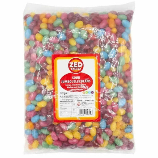 Zed Candy | Sour Jumbo Jelly Beans | 100g | The Sweetie Shoppie