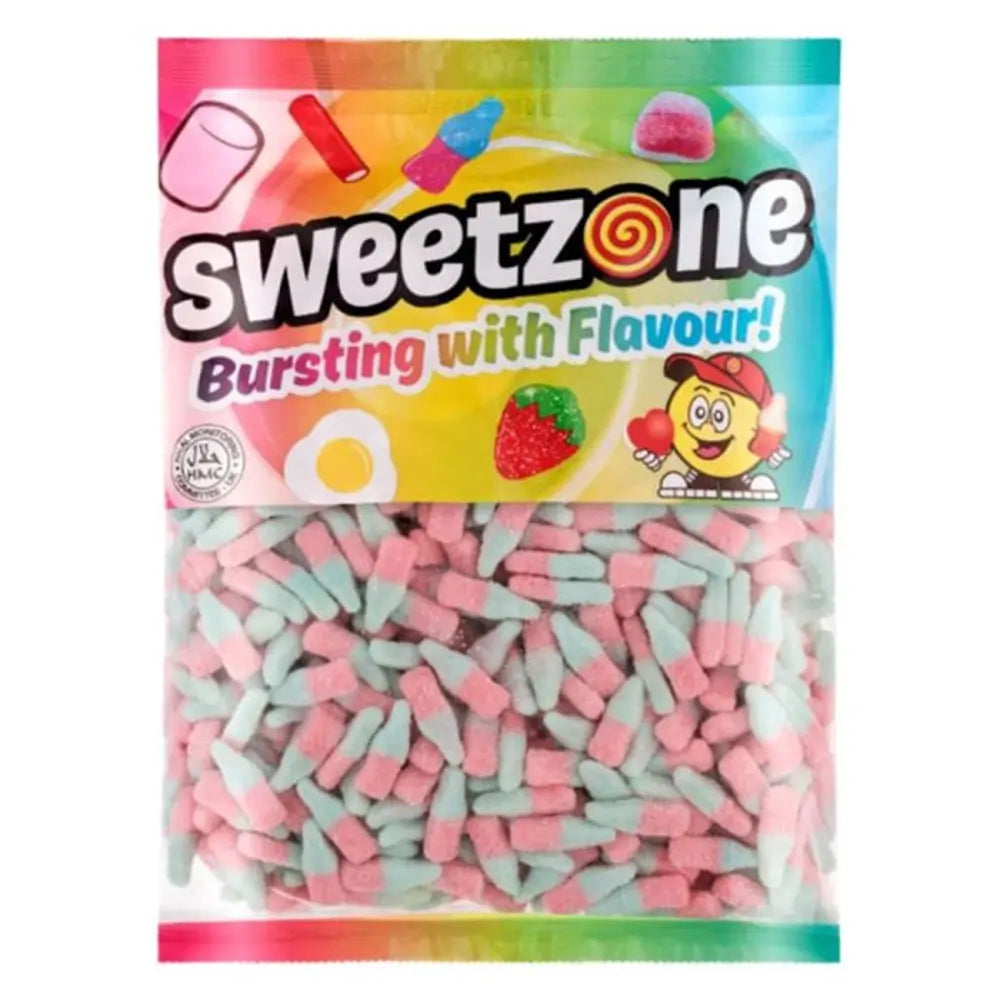 Sweetzone, bouteilles bleues pétillantes