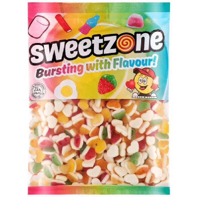 Sweetzone | Sweetzone | Fruity Hearts | 1kg Bag | The Sweetie Shoppie