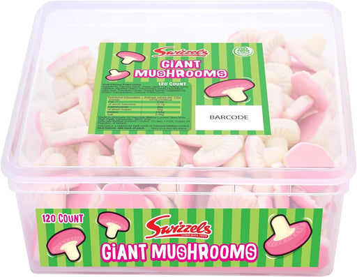 Swizzels | Swizzels | Giant Mushrooms | Sweet Tub | The Sweetie Shoppie