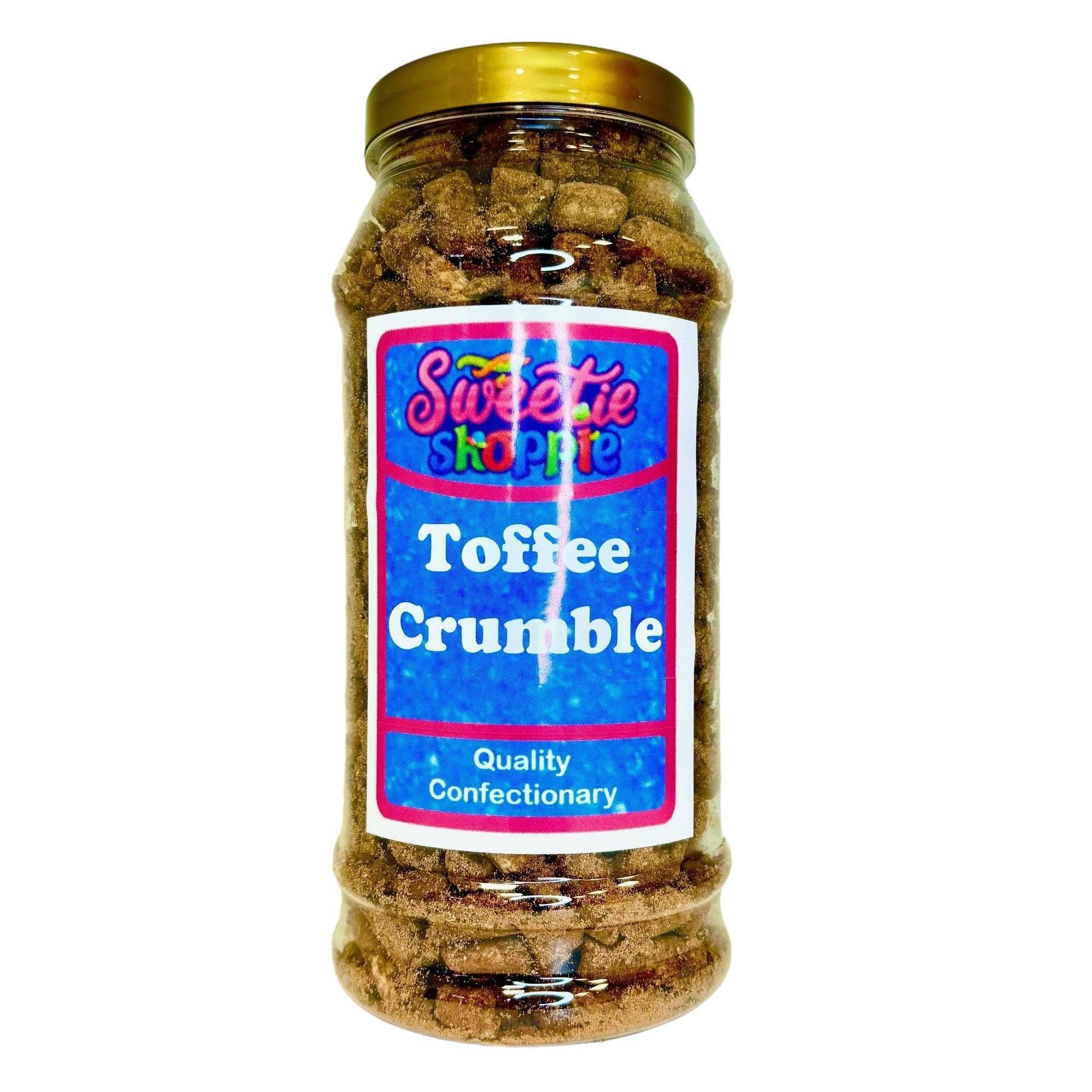 The Sweetie Shoppie | Toffee Crumble | Sweet Jar 970ml | The Sweetie Shoppie