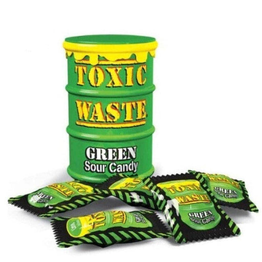 Toxic Waste | Toxic Waste | Green Sour Candy Tubs | The Sweetie Shoppie