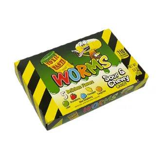 Toxic Waste | Toxic Waste | Gummy Worm Theatre Box 85g | The Sweetie Shoppie