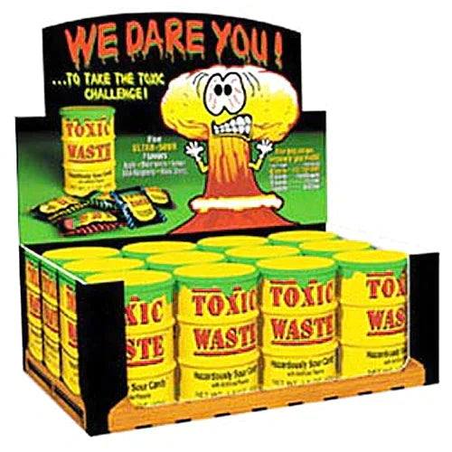 Toxic Waste | Toxic Waste | Yellow Sour Candy Tub | The Sweetie Shoppie