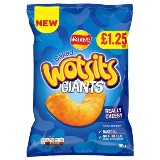 Walkers | Walkers Wotsits Really Cheesy Snacks Crisps 60g | The Sweetie Shoppie