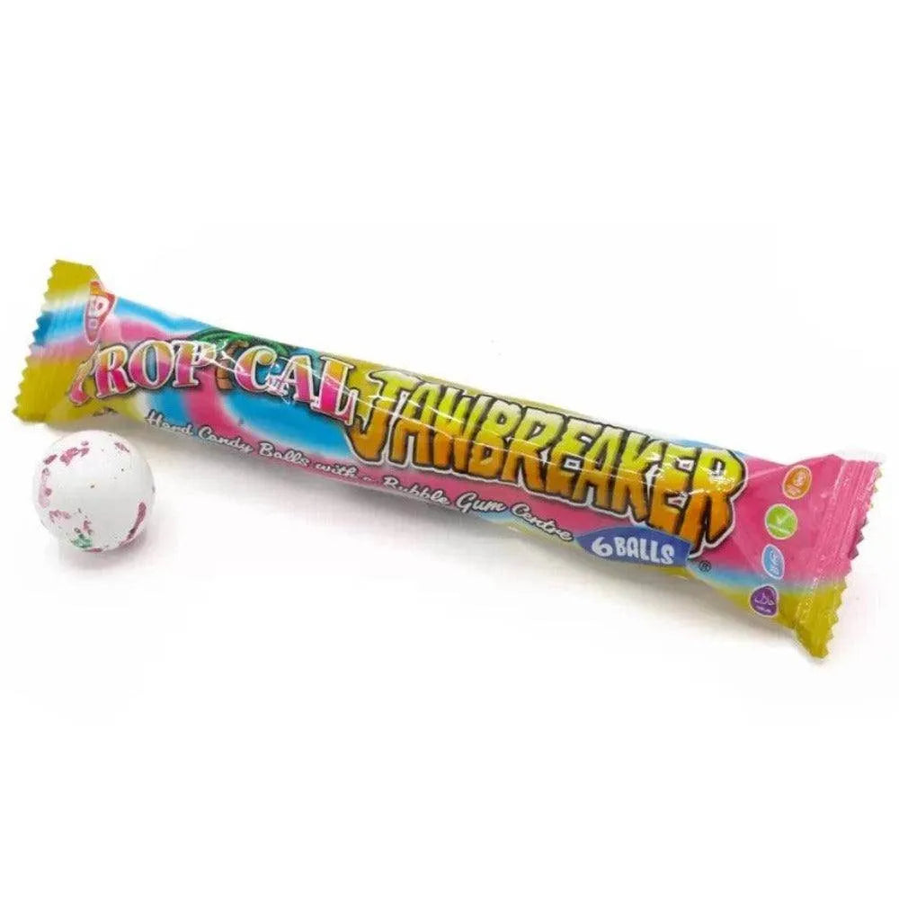 Zed Candy | Zed Candy | Tropical Jawbreaker | 6 Ball Pack | The Sweetie Shoppie