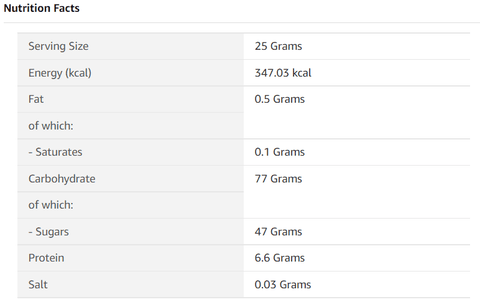 Nutritional Information