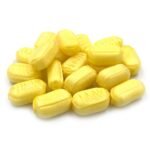 A large quantity of Stockley’s Wrapped Sherbet Lemons, classic hard-boiled sweets with a fizzy sherbet center.