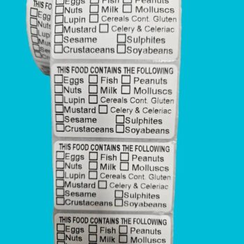 The Sweetie Shoppie - ALLERGEN LABELS - The Sweetie Shoppie