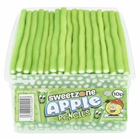 The Sweetie Shoppie - Apple Pencils - 100g - The Sweetie Shoppie