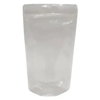 The Sweetie Shoppie - Clear Stand Up Pouch With Zipper (Empty) - The Sweetie Shoppie