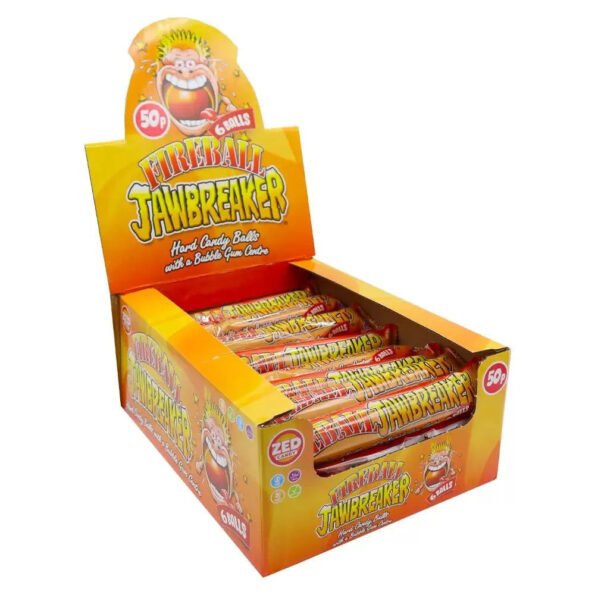 Zed Candy - Fireball Jawbreakers - Zed American Candy - 6 Pack - The Sweetie Shoppie