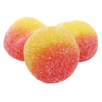 The Sweetie Shoppie - Fizzy Peaches - 🚫 Gluten - 🥛 100g - The Sweetie Shoppie