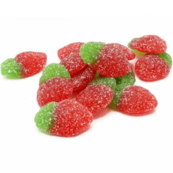 Kingsway - Fizzy Strawberries - Vegan - 100g - The Sweetie Shoppie