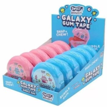 Sweet Bandit - Galaxy Bubble Gum Tape Roll - Blue Raspberry & Strawberry - Sweet Bandit - The Sweetie Shoppie