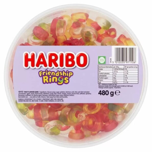 Haribo | Haribo Friendship Rings | Sweet Tub | The Sweetie Shoppie