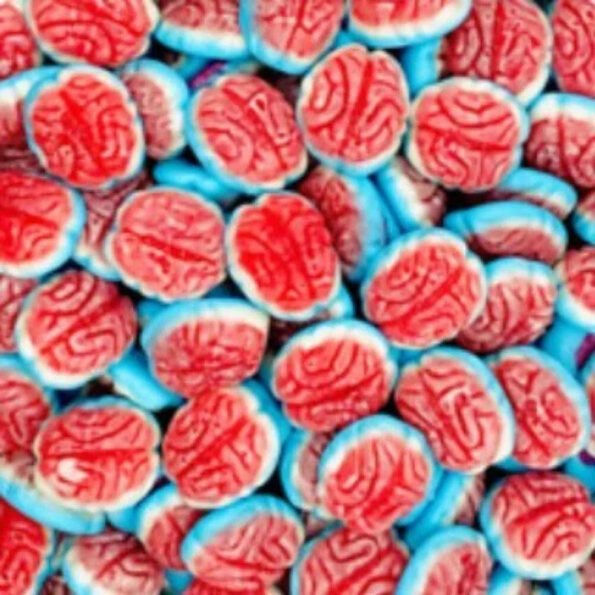 Vidal - Jelly Filled Brains - 100g - The Sweetie Shoppie