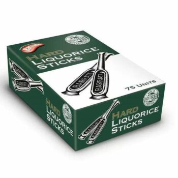 Barratt Hard Black Liquorice Sticks - Classic British Delight