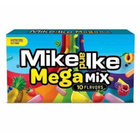 Mike and Ike - Mike And Ike Mega Mix Theatre Box 141g - The Sweetie Shoppie