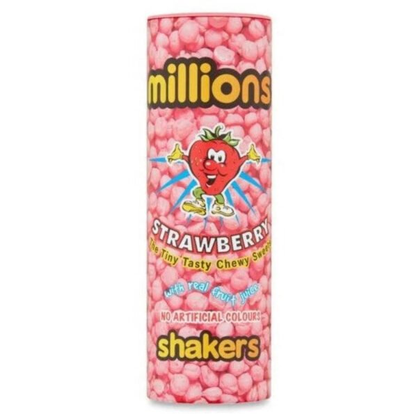 Millions - Millions - Shakers Strawberry Flavour - The Sweetie Shoppie