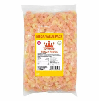 Kingsway - Peach Rings - 100g - The Sweetie Shoppie