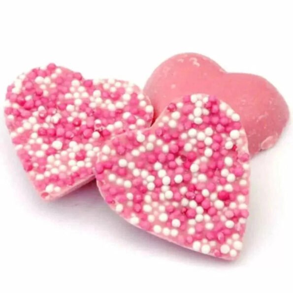 Hannah's - Pink Hearts - 100g - The Sweetie Shoppie