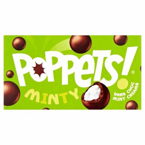 Poppets - Poppets Dark Choc Mint Creams 40g - The Sweetie Shoppie