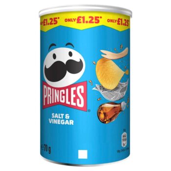 Pringles - Pringles Salt & Vinegar 70g PMP £1.25 - The Sweetie Shoppie