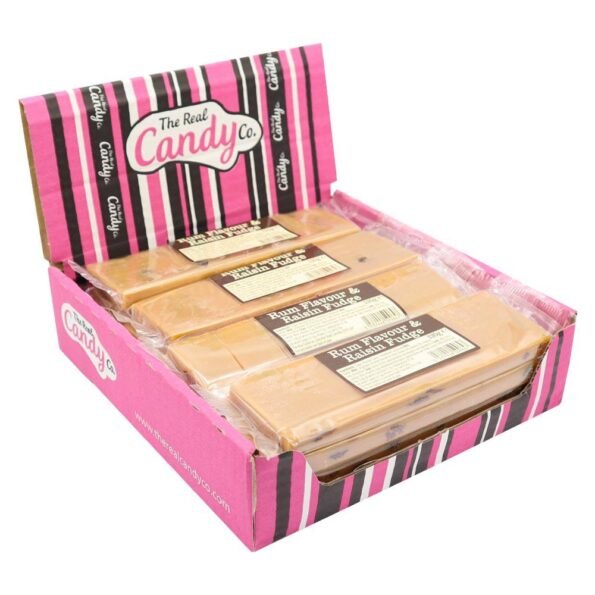 The Real Candy Co - Rum Flavour & Raisin Fudge Bar - The Real Candy Co. - The Sweetie Shoppie