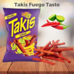 🌶️ Takis Corn Chips - Fuego Hot Chili Pepper & Lime, Pickle Challenge Kit