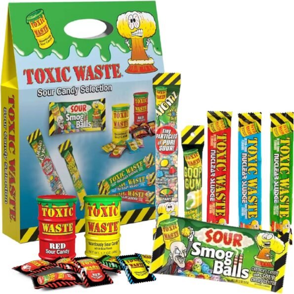 Toxic Waste - Toxic Waste - Candy Selection Hamper Pack - 295g - The Sweetie Shoppie