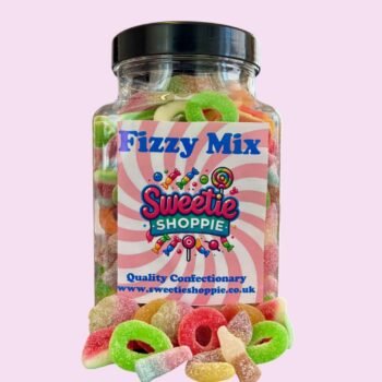 Large 1.5kg jar of fizzy sweets, packed with tangy, tingly candy for a bold burst of flavor.